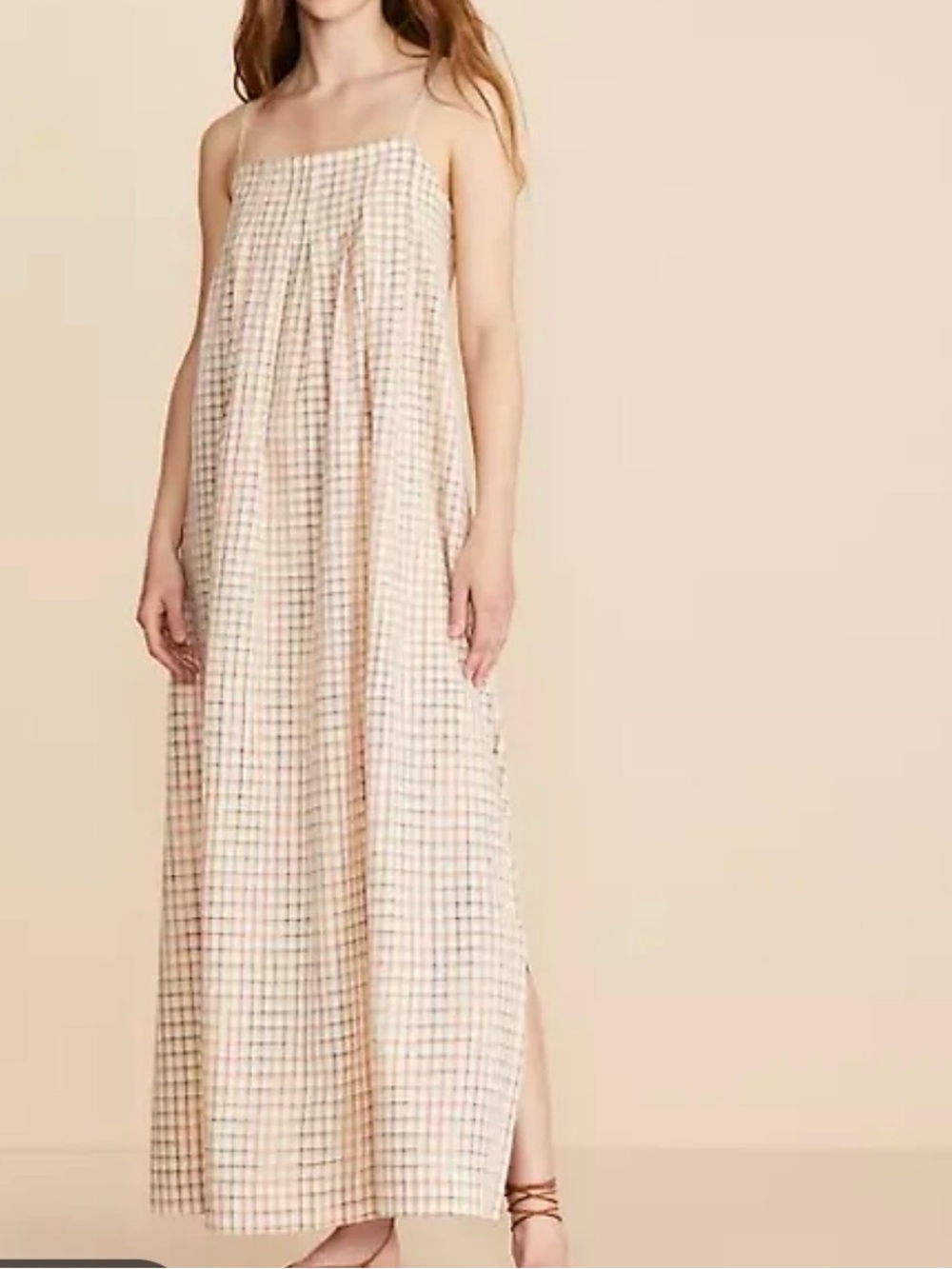 ✨NEW✨ Lou & Grey Plaid pleated dress M